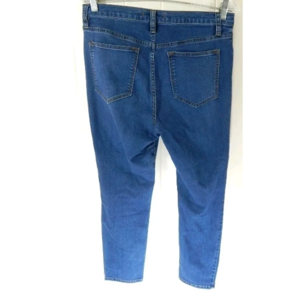 Free People High Rise Crop Skinny Jeans